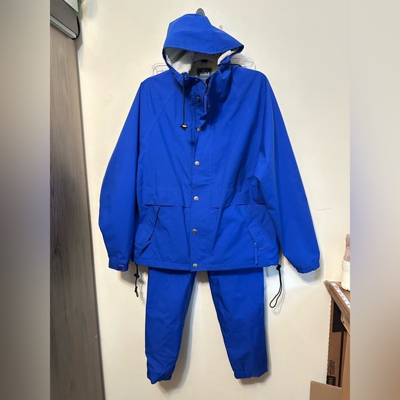 Woolrich‎ Jacket Rain Pant Set Small Gore Tex Waterproof Hooded Rain Coat Parka - Picture 1 of 14